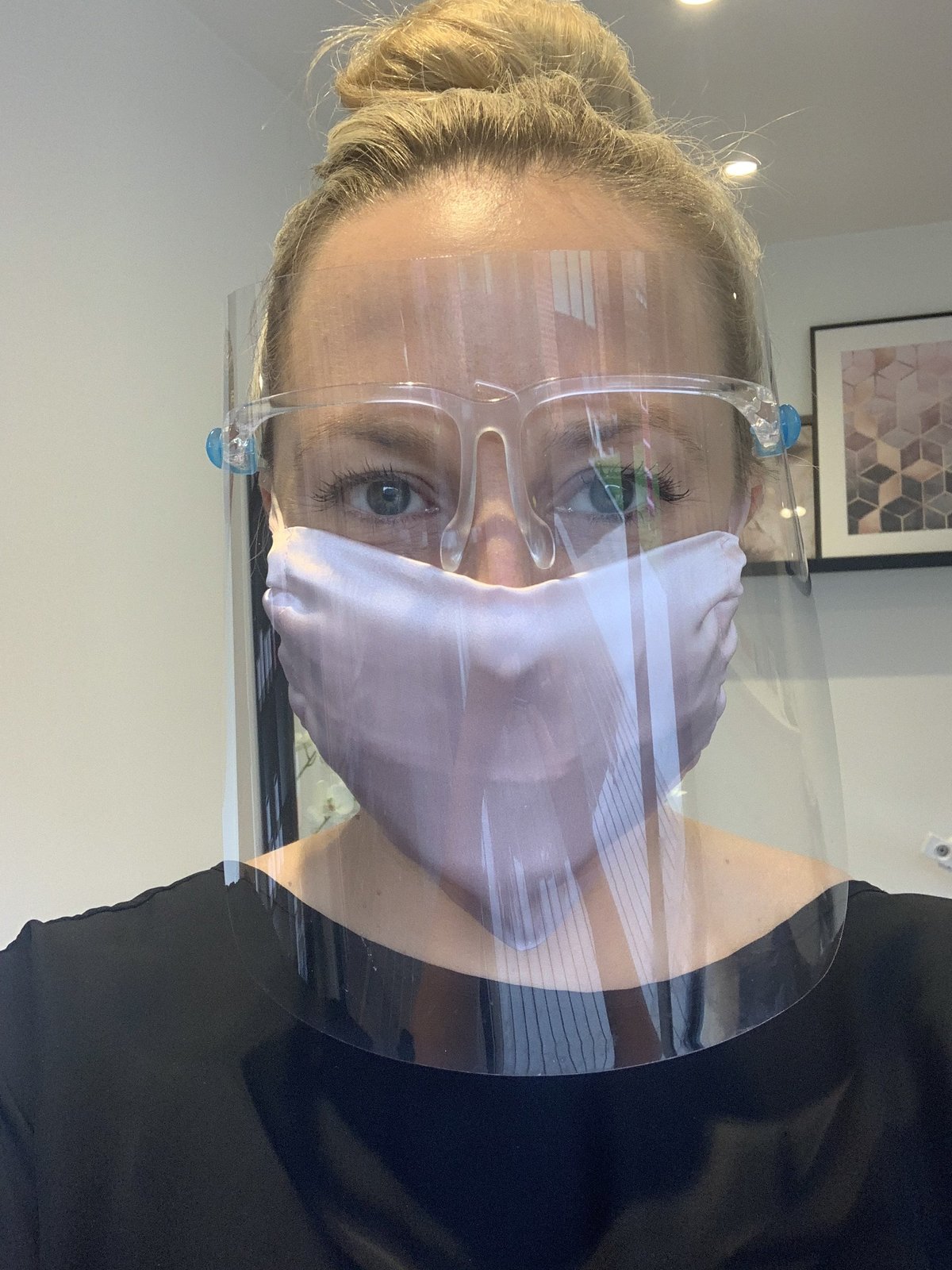 Treating clients through lockdown in full PPE