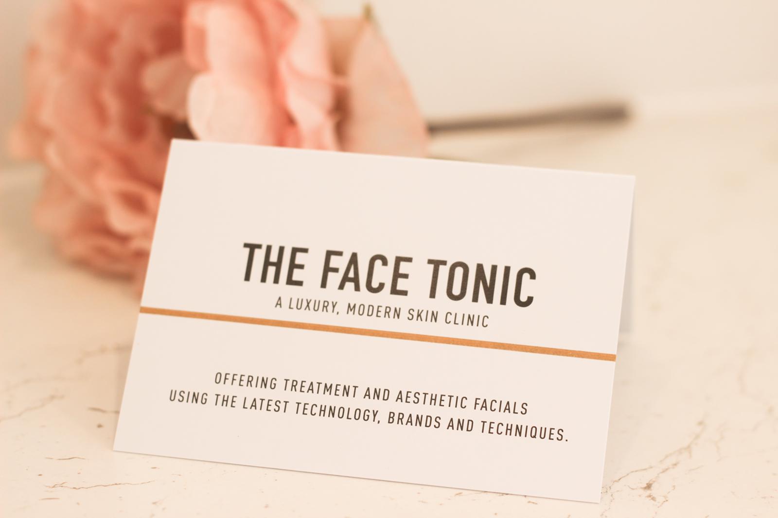 Treating a client at The Face Tonic